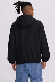 Chaqueta Hombre Cortaviento Negro
