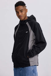 Chaqueta Hombre Cortaviento Negro