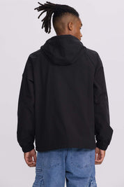 Chaqueta Hombre Cortaviento Negro