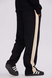 Pantalón Buzo Hombre Calce Recto Negro