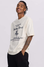 Polera Hombre Central West Crema