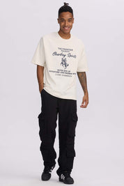 Polera Hombre Central West Crema