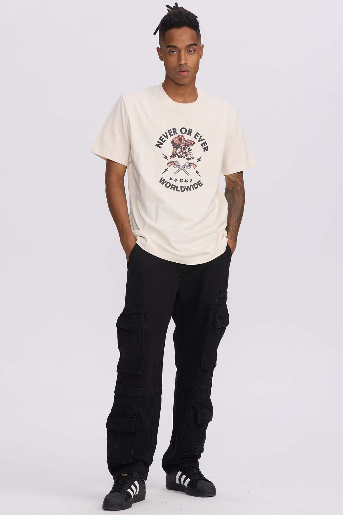 Polera Hombre Central West Crema