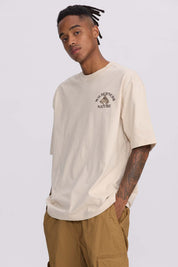Polera Hombre Doble Print Wester Beige