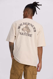 Polera Hombre Doble Print Wester Beige