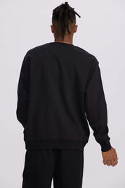 Polerón Hombre Central Print Negro
