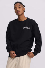 Polerón Hombre Print Negro