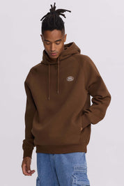 Polerón Hombre Hoodie Aplicación Chocolate