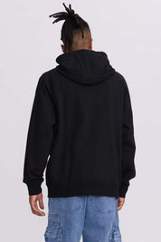 Polerón Hombre Hoodie Aplicación Negro