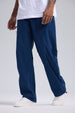 Pantalón Buzo Hombre Aplicación Azul