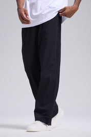Pantalón Buzo Hombre Aplicación Negro