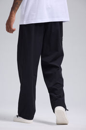 Pantalón Buzo Hombre Aplicación Negro
