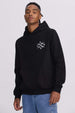Polerón Hombre Hoodie Doble Print Negro
