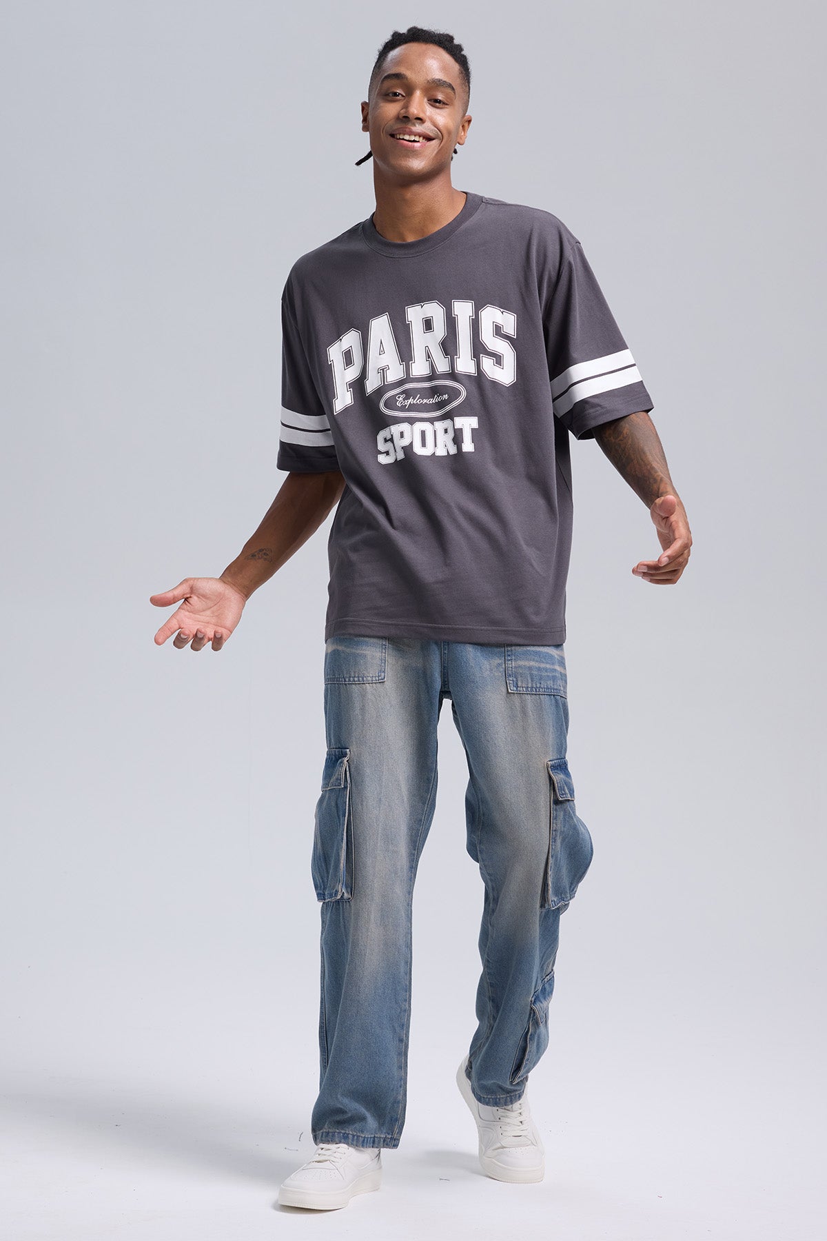 Polera Hombre Print Marengo