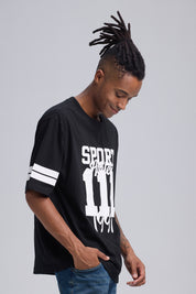 Polera Hombre Print Negro