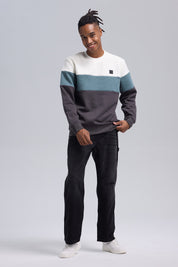 Polerón Hombre Blocking Gris
