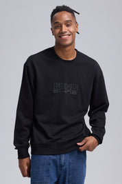 Polerón Hombre Aplicación Negro