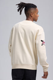 Polerón Hombre Baseball Beige Claro
