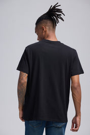 Polera Hombre Print Posicional Negro