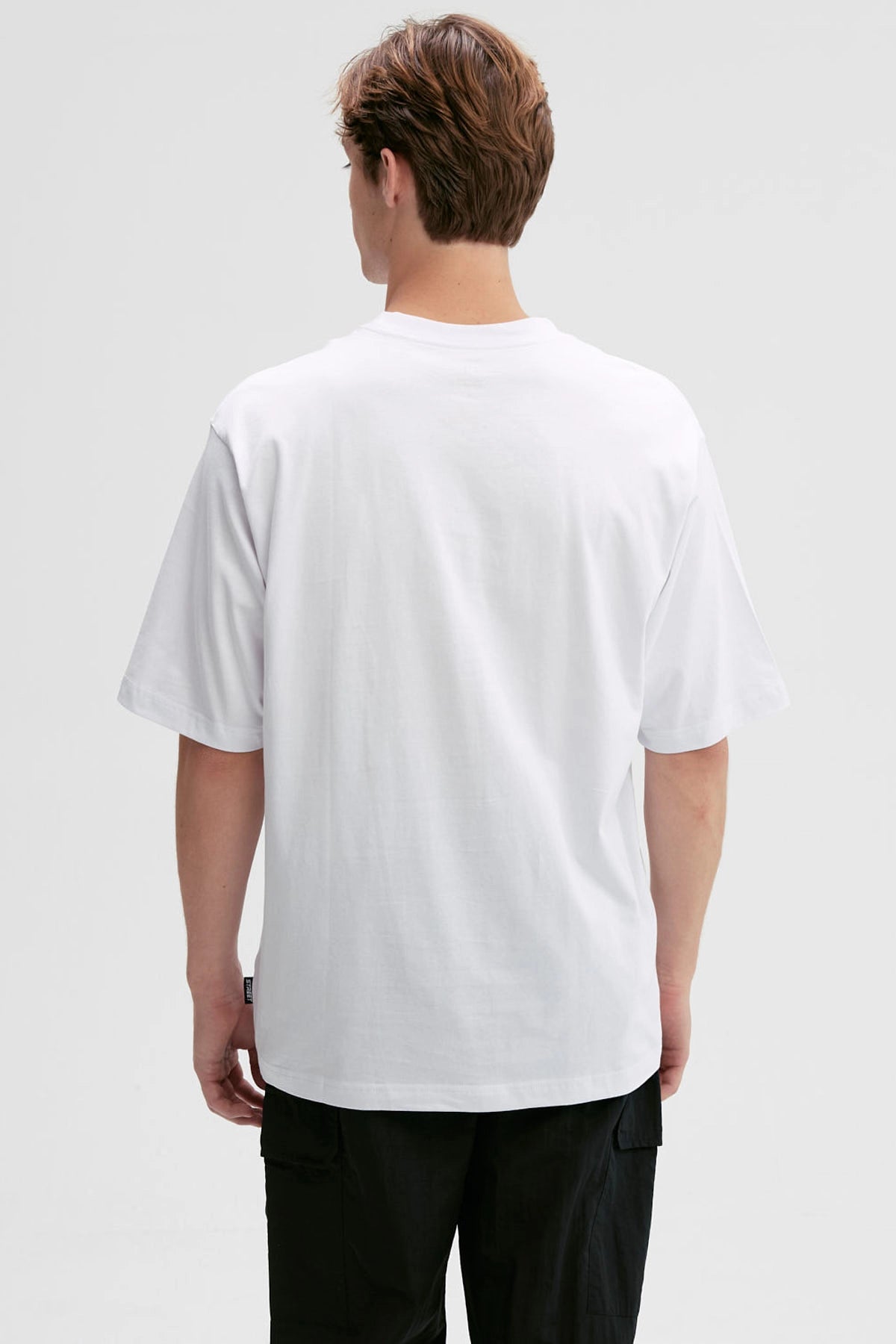 Polera Hombre Print Central Blanco