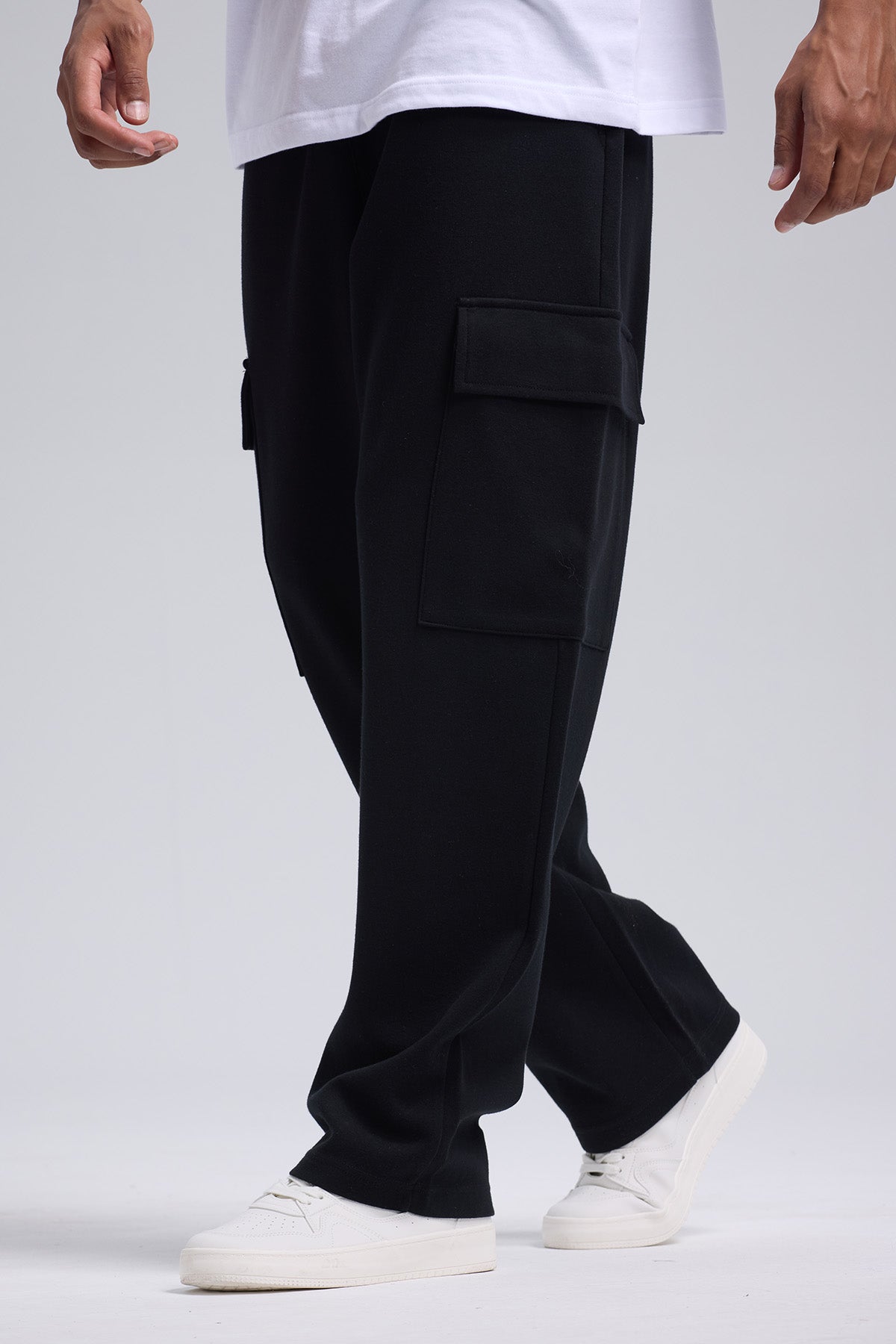 Pantalón Hombre Cargo Negro
