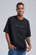 Polera Hombre Corte Negro