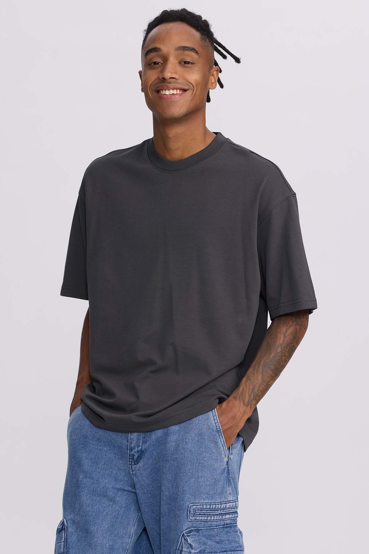 Polera Hombre Loose Fit Marengo
