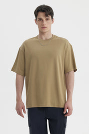 Polera Hombre Loose Fit Kaki