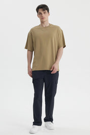 Polera Hombre Loose Fit Kaki