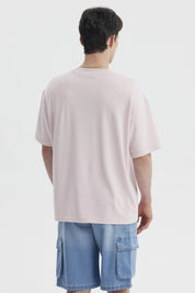 Polera Hombre Loose Fit Rosado