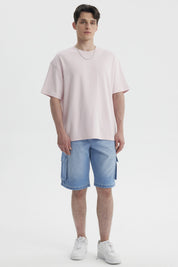 Polera Hombre Loose Fit Rosado