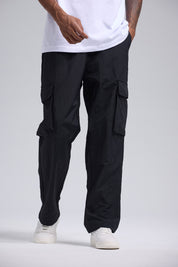 Pantalón Hombre Cargo Taslan Negro