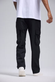 Pantalón Hombre Cargo Taslan Negro