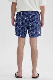 Short de Baño Hombre Full Print Azul
