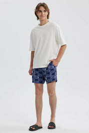 Short de Baño Hombre Full Print Azul
