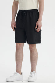 Bermuda Hombre Textura Negro