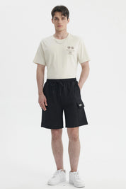 Bermuda Hombre Textura Negro