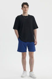 Bermuda Hombre Franela Rider Azul