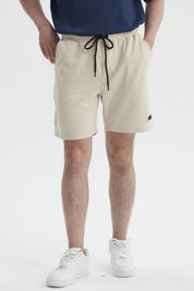 Bermuda Hombre Franela Rider Beige