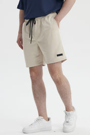 Bermuda Hombre Franela Rider Beige