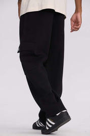 Pantalón Buzo Hombre Cargo Negro