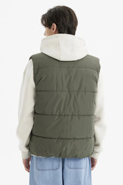 Parka Hombre Puffa Lisa Verde Militar