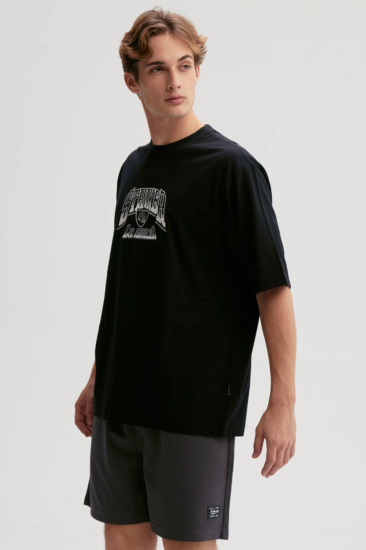 Polera Hombre Print Negro