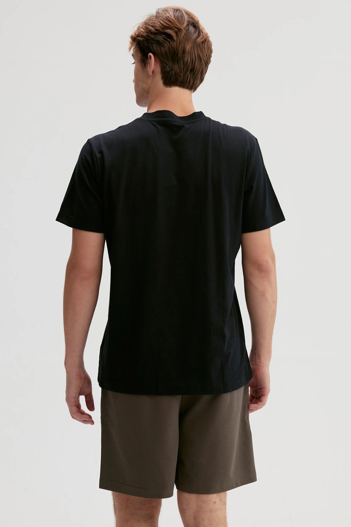 Polera Hombre Print Posicional Negro