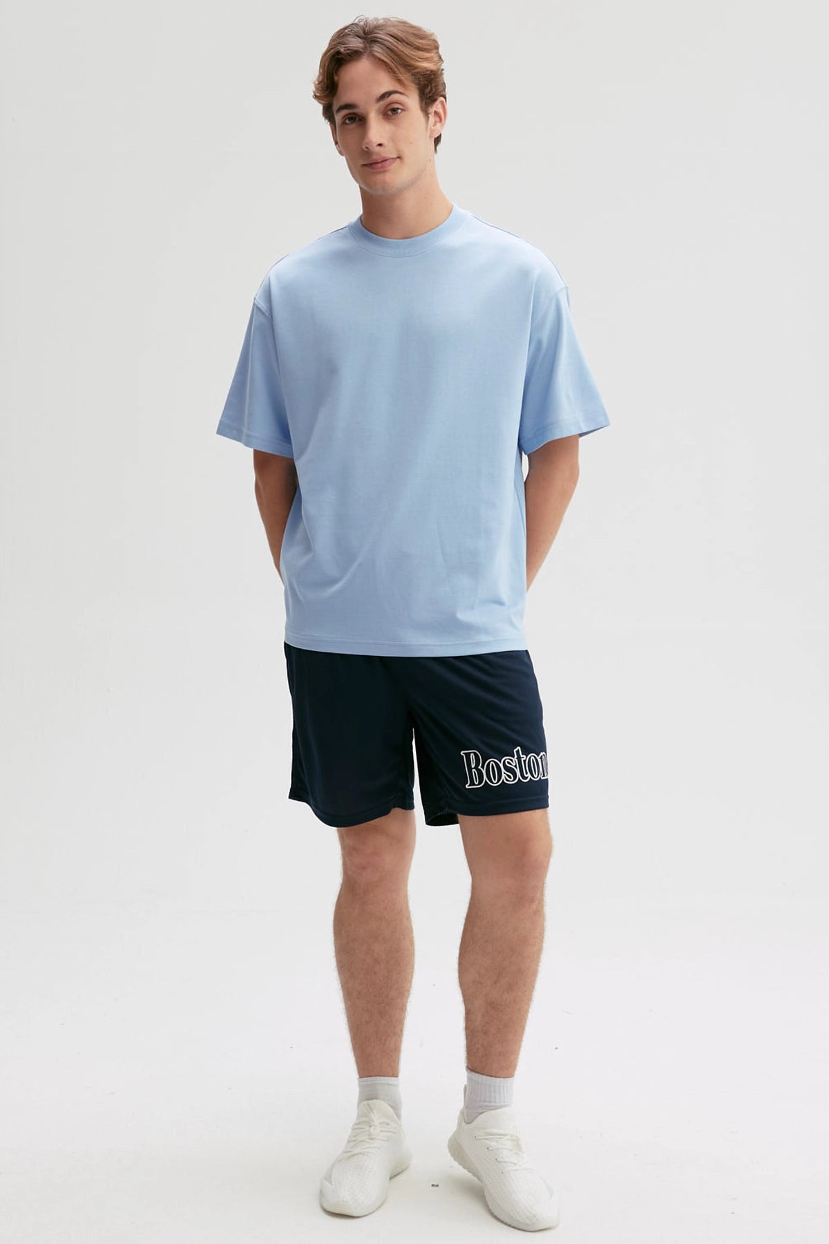 Bermuda Hombre Deportivo Azul