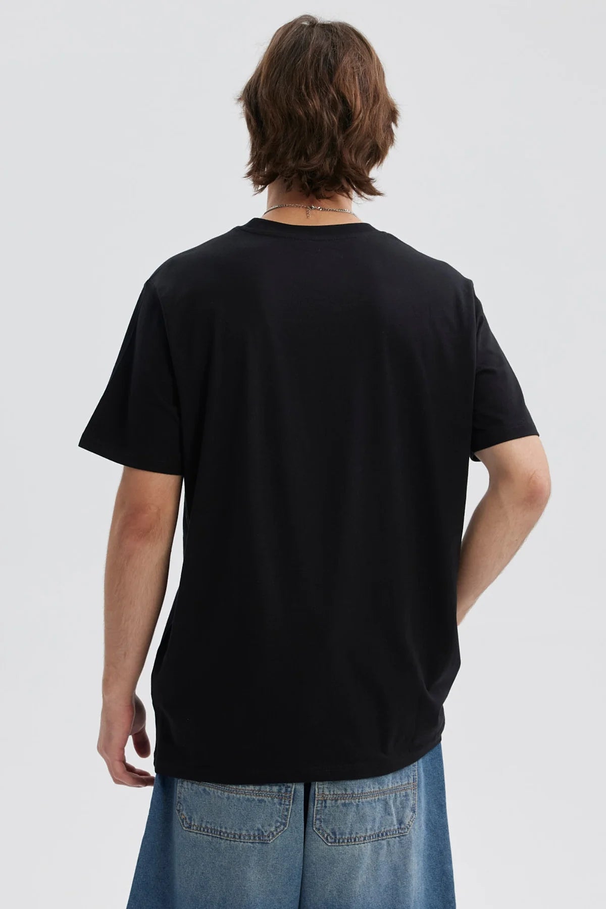 Polera Hombre Print Posicional Negro