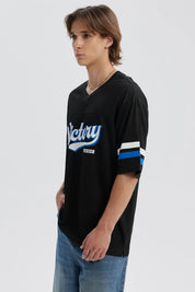 Polera Hombre Print Negro