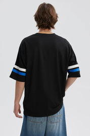 Polera Hombre Print Negro