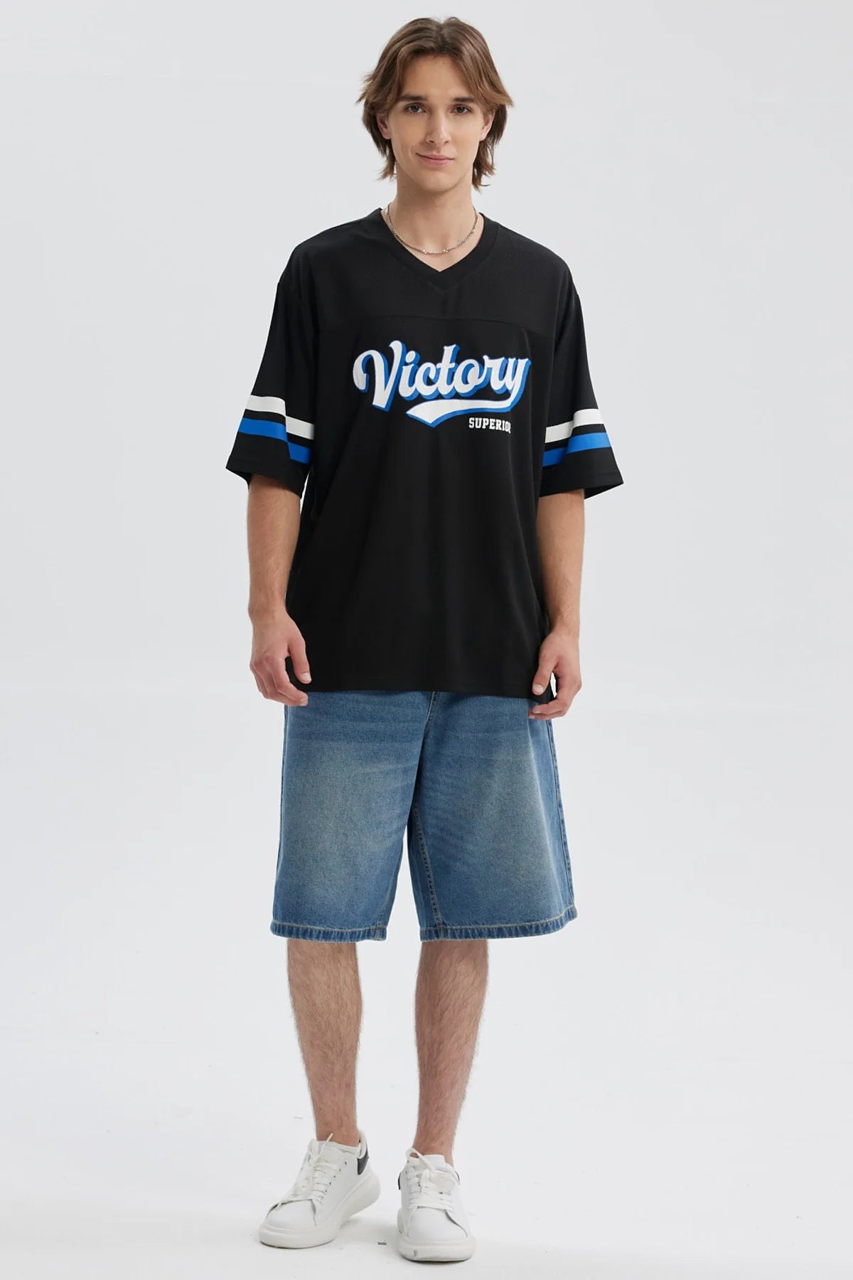 Polera Hombre Print Negro