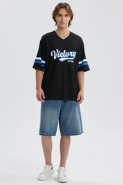 Polera Hombre Print Negro